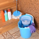 House cleaning equipment with  mop